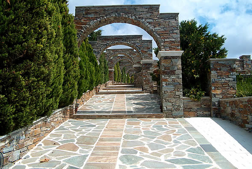 Karystos Green flagstones / breuksteen - 1