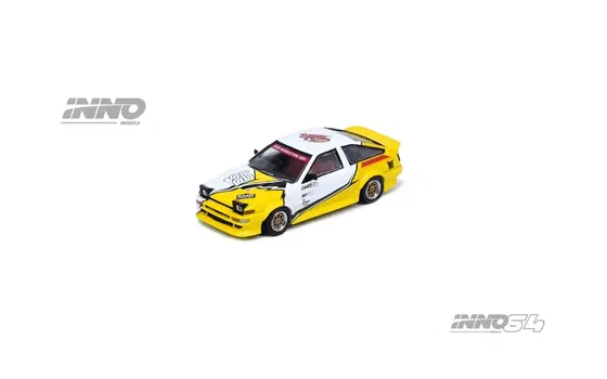 Toyota Sprinter Trueno AE86 yellow 1:64 Inno 114 - 0