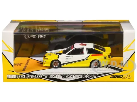 Toyota Sprinter Trueno AE86 yellow 1:64 Inno 114 - 4