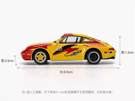 Shell Porsche 993 #26 1:64 Tiny024 - 2