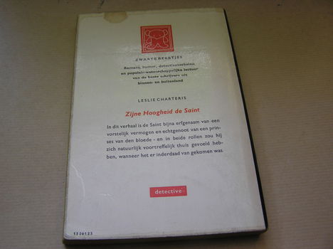 Zijne Hoogheid de Saint(1)-Leslie Charteris - 1
