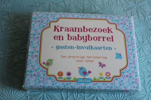 Kraambezoek en babyborrel (blauw) - 0