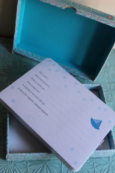 Kraambezoek en babyborrel (blauw) - 2