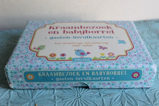 Kraambezoek en babyborrel (blauw) - 3