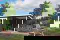 Blokhut met overkapping Tampa 481X292 onbehandeld vuren - 1 - Thumbnail