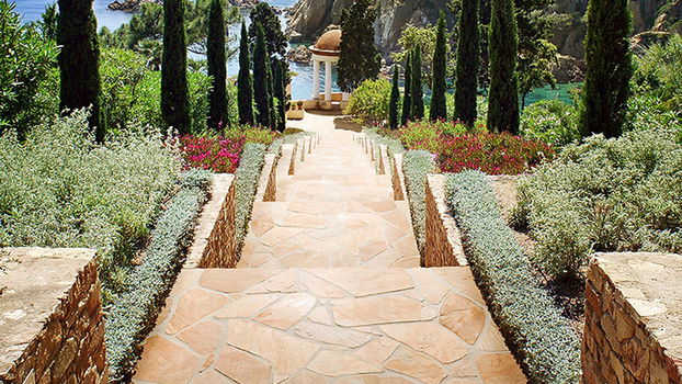mediterraanse Braziliaanse flagstones Albino Yellow - 1