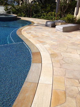 mediterraanse Braziliaanse flagstones Albino Yellow - 3