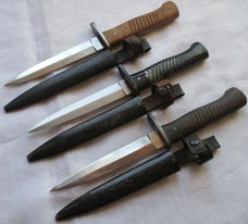 3 Duitse WO1 Grabendolche Ernst Busch Solingen
