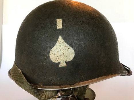 US WO2 Stahlhelm M1 Origineel - 3