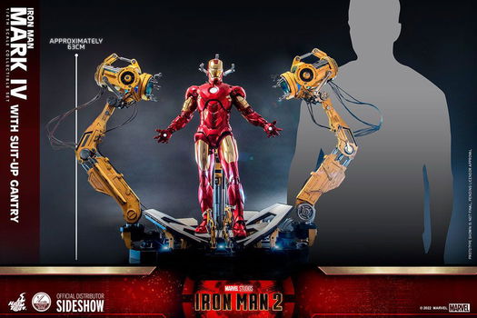 Hot Toys Iron Man 2 Mark IV with Suit-Up Gantry - 2