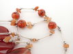 Mooie ketting met grote agaten - 2 - Thumbnail