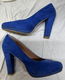 Pumps, blauw daim/leder, merk 2 bizzy, maat 38 - 2 - Thumbnail