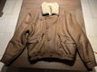 Mouton herenjas, bruin,vervaardigd van hoogwaardig lamspels, uiterste goede kwaliteit, maat 54 (XL - 4 - Thumbnail