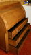 Antiek roltop bureau Computer rolluik buro meubel secretaire oude rolluik Empire roltop - 2 - Thumbnail