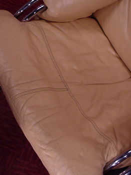 Retro buisframe Fauteuil Design Otteman zetel vintage stoel leunstoel 70 jaren rookstoel chromen Art - 4