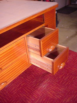 Design mahonie Balie Toonbank Winkel Kast antiek Meubel Toog ladekast verkoop winkelinterieur Art - 4