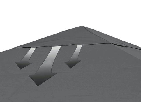 Partytent 3X3 meter kleur antraciet Nieuw in doos - 3