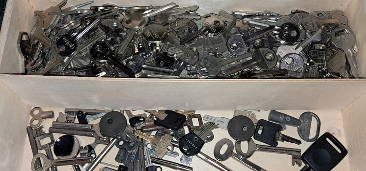 Sleutels tussen 1 en ca 600 - 0