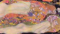 Waterslangen II - Gustav Klimt - 1907