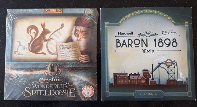 Te koop twee originele CD-singles van De Efteling. - 0