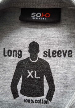 Te koop nieuwe grijze longsleeve van Soho (maat: XL). - 3