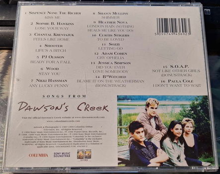 Te koop de originele CD Songs From Dawson's Creek. - 6