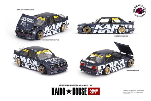 Mini GT 1/64 - BMW M3 (E30) Kaido Works V1 Mgt260 - 0