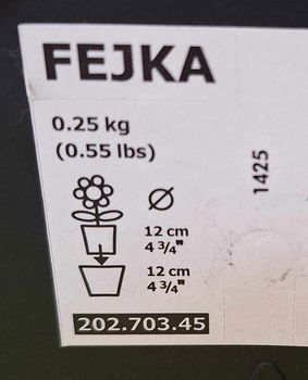 Te koop 11 kunst Kerststerren en kunst Amaryllis van Ikea. - 4