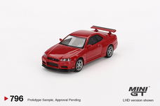 Mini GT 1/64 - Nissan Skyline GT-R (R34) V-Spec Active Red Mgt265
