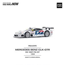 Mercedes-Benz CLK-GTR D2 1997 FIA GT 1:64 Pop Race 107