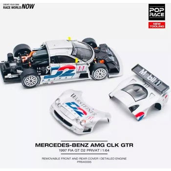 Mercedes-Benz CLK-GTR D2 1997 FIA GT 1:64 Pop Race 107 - 3