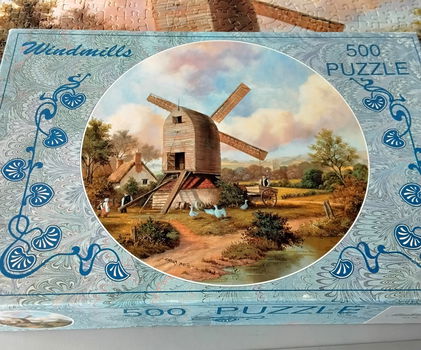 Ronde legpuzzel windmolen - Master-Line - 500 stukjes - windmills - 1