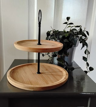 Etagere Bamboe 2-Laags - 1