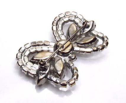 Vintage strassbroche - 3