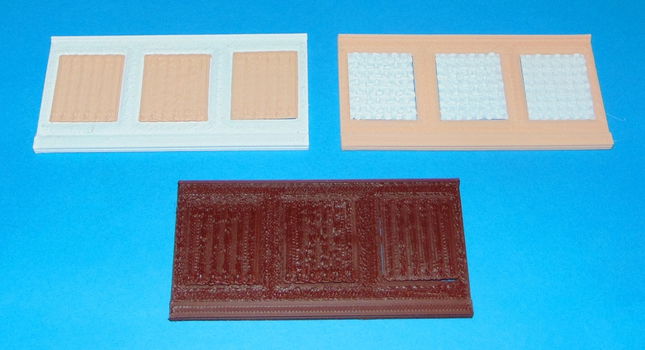 Modulaire lambrisering voor poppenhuis in 1:12 - 0