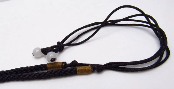 Koordketting met grote amethist - 4