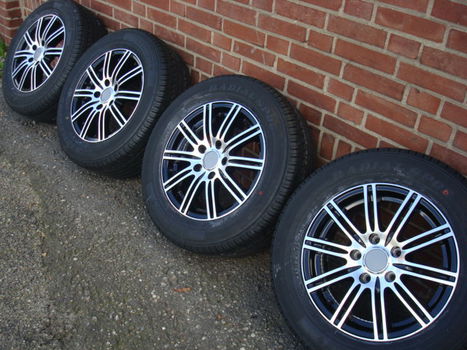 15 Inch Enzo Velgen en Banden Steek 5x112 - 1