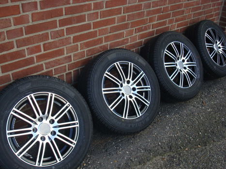 15 Inch Enzo Velgen en Banden Steek 5x112 - 2