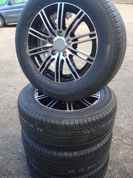 15 Inch Enzo Velgen en Banden Steek 5x112 - 3
