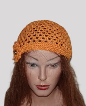 Zomer mutsje orange - 1