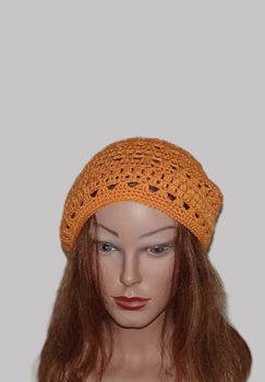 Zomer beanie Orange - 1