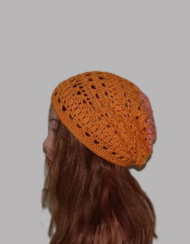 Zomer beanie Orange - 2