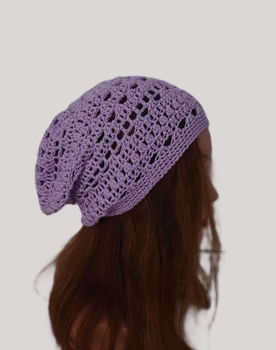 Zomer beanie Lila - 0