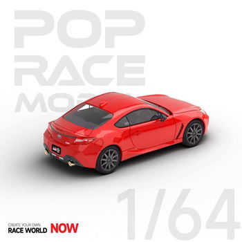 Toyota gr86 track red 1:64 Pop Race 050 - 2