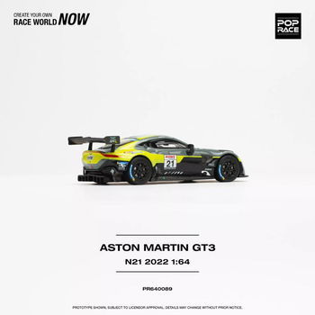 Aston Martin Vantage GT3 #21 green 1:64 Pop Race 072 - 1