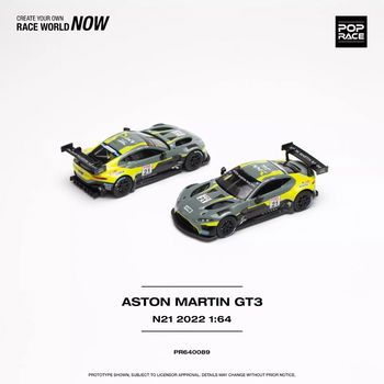 Aston Martin Vantage GT3 #21 green 1:64 Pop Race 072 - 3