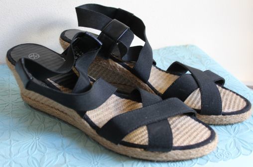 Sandalen met sleehak maat 40/41 - 0
