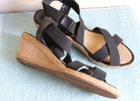 Sandalen met sleehak maat 40/41 - 1