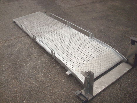 Oprijplaat rampe opvouwbaar aluminium - 4