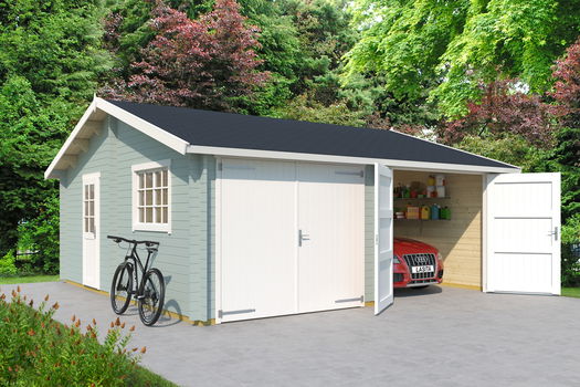 NIEUW houten garage Falkland te koop - 1